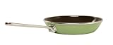 Review Chantal 63-24S LG / Chantal Enamel-On-Steel 10 Inch Omelette Pan, Garden Green