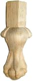 Ball & Claw Cabriole Leg - Pine