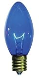 2-Piece Set of Fontanini Transparent Blue C-7 Nativity Replacement Bulbs #94783