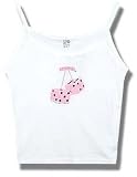 LOW RIDER - Fuzzy Dice - White Junior Girls Shirt / Camisole