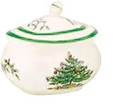 Spode Christmas Tree Sugar Bowl and Cover