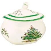 Spode Christmas Tree Sugar Bowl and Cover