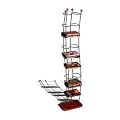Wave Innovative Steel and Cherry Storage Tower
