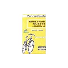 Fahrradkarte M�nchen S�dost, Ebersberger Forst, Rosenheim, Haag i.Obb., Wasserburg a. Inn. 1:40000