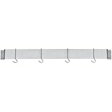 Cuisinart CRBW-33B Chef's Classic 33-Inch Bar-Style Wall-Mount Pot Rack, Brushed Stainless