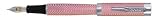Conklin Herringbone Spring Pink Broad Point Fountain Pen - CK71105-B