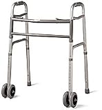 ^Deluxe Bariatric Walker - Extra-Wide Two-Button Walker With Dual 5 Wheels Min.Order is 1 CS ( 1 Each / Case; )