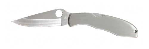 Spyderco C10P Endura 4, Stainless Steel Handle, Plain On Sale