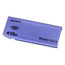 Sony Electronics Memory Stick, 128 Megabyte, Blue SONMSH128 by 