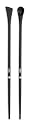 Chef'n Kitchzen Flat & Spoon Chopsticks Set, Black/Stainless Steel