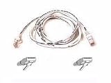 Belkin Ethernet 10Base-T Cable - 1 ft ( A3L791-01-WHT-S )