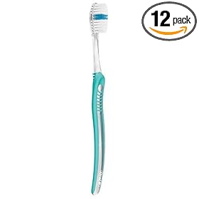 Oral B 084300 Indicator 35 Toothbrush, Medium #13, Mixed Colors, 6-Count Package (Pack of 2)