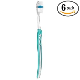 Oral B 084300 INDICATOR 35 (6 Manual Toothbrushes), Medium - #13 (mixed colors)