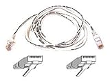 Belkin 25ft 10/100BT CAT5E Patch RJ45M/RJ45M White Snagless