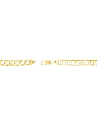 18" 8.0 mm Curb Chain in 14k Yellow Gold