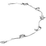 Forzieri 18k White Gold Charm Link Diamond Bracelet
