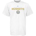 adidas Denver Nuggets White True T-shirt