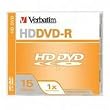 Verbatim HD DVD-R 15GB 1X Branded 1pk Jewel Case
