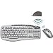 PC Hardware : A-Four Tech KBS-835RP Tastatur schnurlos 105 Tasten MS W95 D Weiss