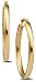 14K Yellow Gold 30mm Polished Hoop Earrings