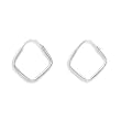 10mm Diamond Shape Endless Hoop Earrings