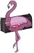 Pink Flamingo Novelty Mailbox (Black Mailbox)