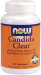 NOW Candida Clear, With Pau D'Arco, Oregano Oil, Black Walnut & Caprylic Acid, 90 VCaps