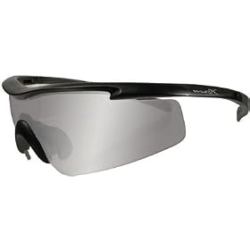 Wiley-X Sunglasses - PT-3 / Frame: Matte Black Lens: Smoke, Clear & Light Rust