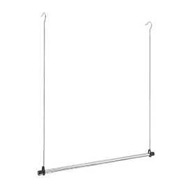 <b>DOUBLE HANG CLOSET ROD - CHROME</b>