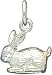 Sterling Silver Rabbit Charm