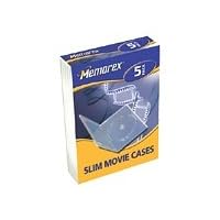 Memorex 5 Pack Tranlucent Slim Movie Case