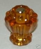 LOTS of 8 Real Crystal Glass with Custom Flush Connectors-Reproductions of Victorian Originals (not acrylic)- Amber
