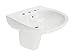 TOTO LHT242.4G#01 Prominence Lavatory and Shroud with 4-Inch Centers, Cotton White