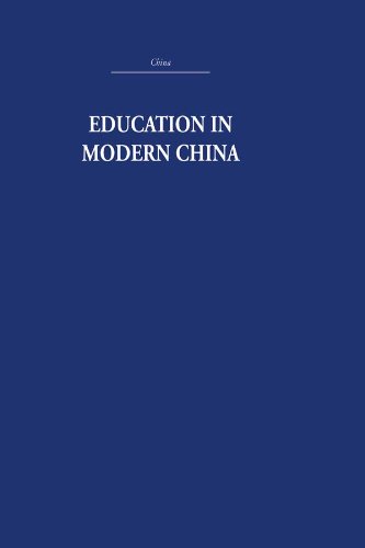 Education in Modern China: v. 23 (China: History, Philosophy, Economics)