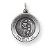 Sterling Silver Guardian Angel Medal w/18 Silver Box Chain Necklace Included