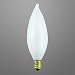 CHANDELIER DECORATIVE CANDELABRA LIGHT BULB 25 WATTS FLAME TIP FROSTED 5,000 HOURS KRYPTON INCANDESCENT BULB