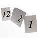 Numbered Table Cards (1 12)