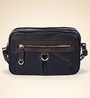 Autograph Leather Double Zip Cross Body Bag