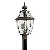 Sea Gull Lighting Antique Bronze Outdoor Post Lantern - B0002XYNA8