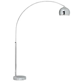 George Kovacs Polished Chrome Arc Floor Lamp
