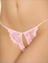 Lickety Split! Crotchless Panty, ONE SIZE, PINK