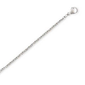 Stainless Steel Cable Chain Necklace 24