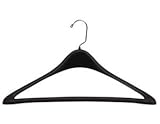 Plastic Suit Hanger Oversize Black Box of 100