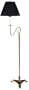 Barrett Antique Brass Swing Arm Bridge Floor Lamp