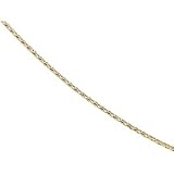 14K Yellow Gold Diamond Cut Wheat Chain - 20 inches