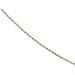 14K Yellow Gold White Tube Bead Chain - 18 inches