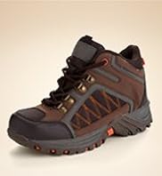 Older Boys Round Toe Lace Up Walking Boots