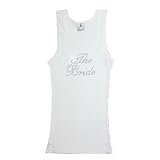 The Bride Tank with Clear Crystals