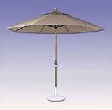 Three Birds 9 ft Crank Lift Patio Umbrella Package