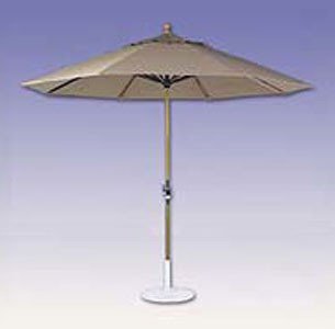 Three Birds 9 ft Crank Lift Patio Umbrella Package